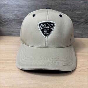 Keys Gate Hat‎ Cap Strap Back Brown Tan Imperial Adjustable